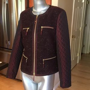 Basler nubby wool blend gemustert jacket b…